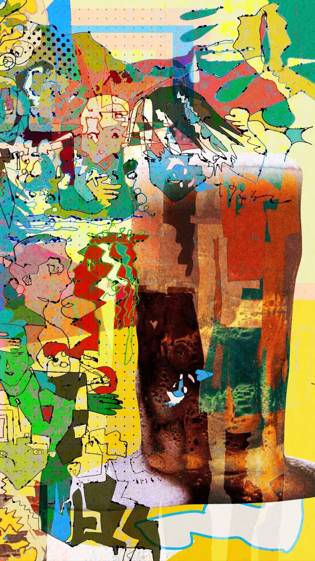 Mobile background image of the blog