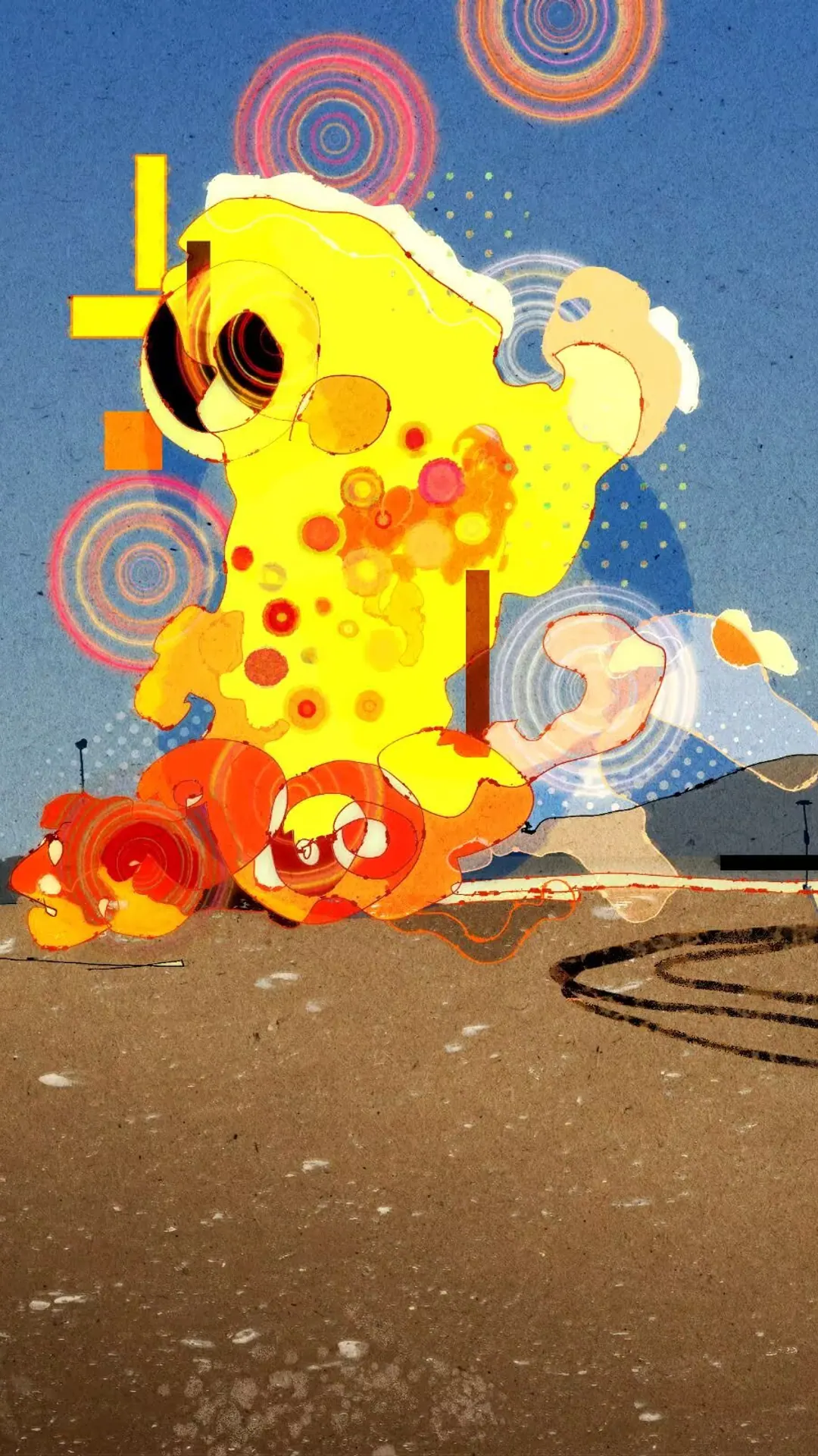 Mobile background image of the blog