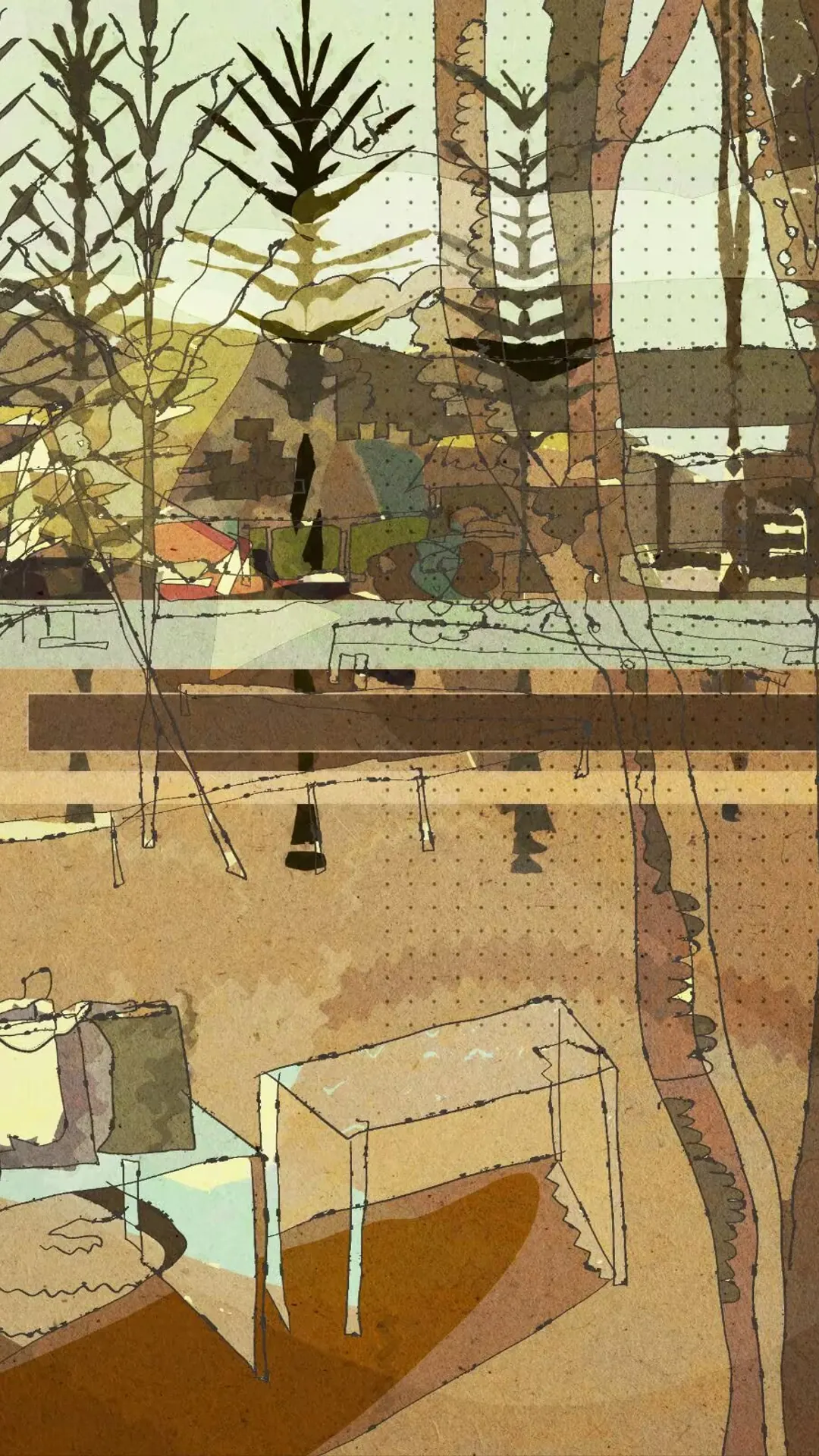 Mobile background image of the blog