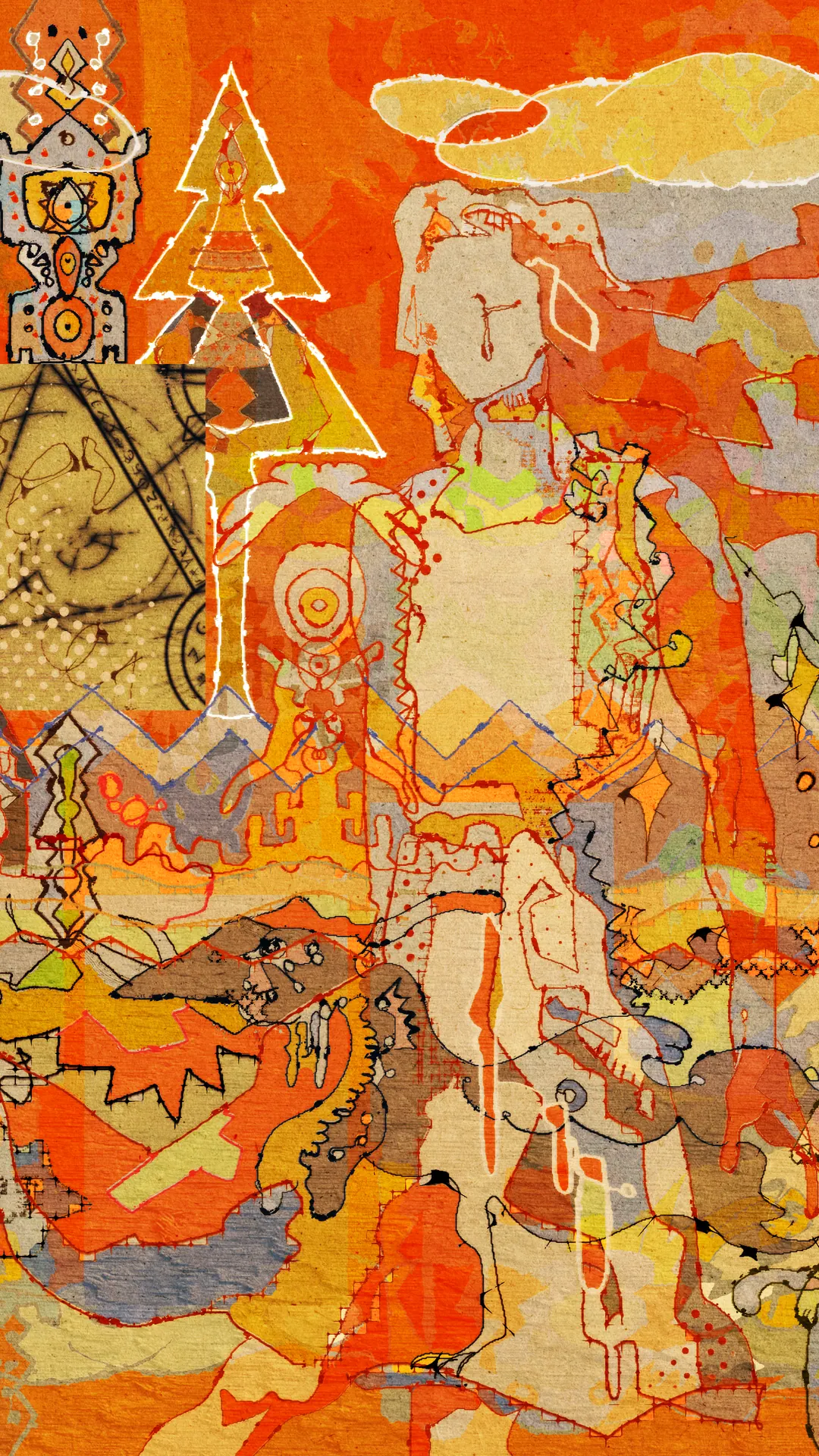 Mobile background image of the blog
