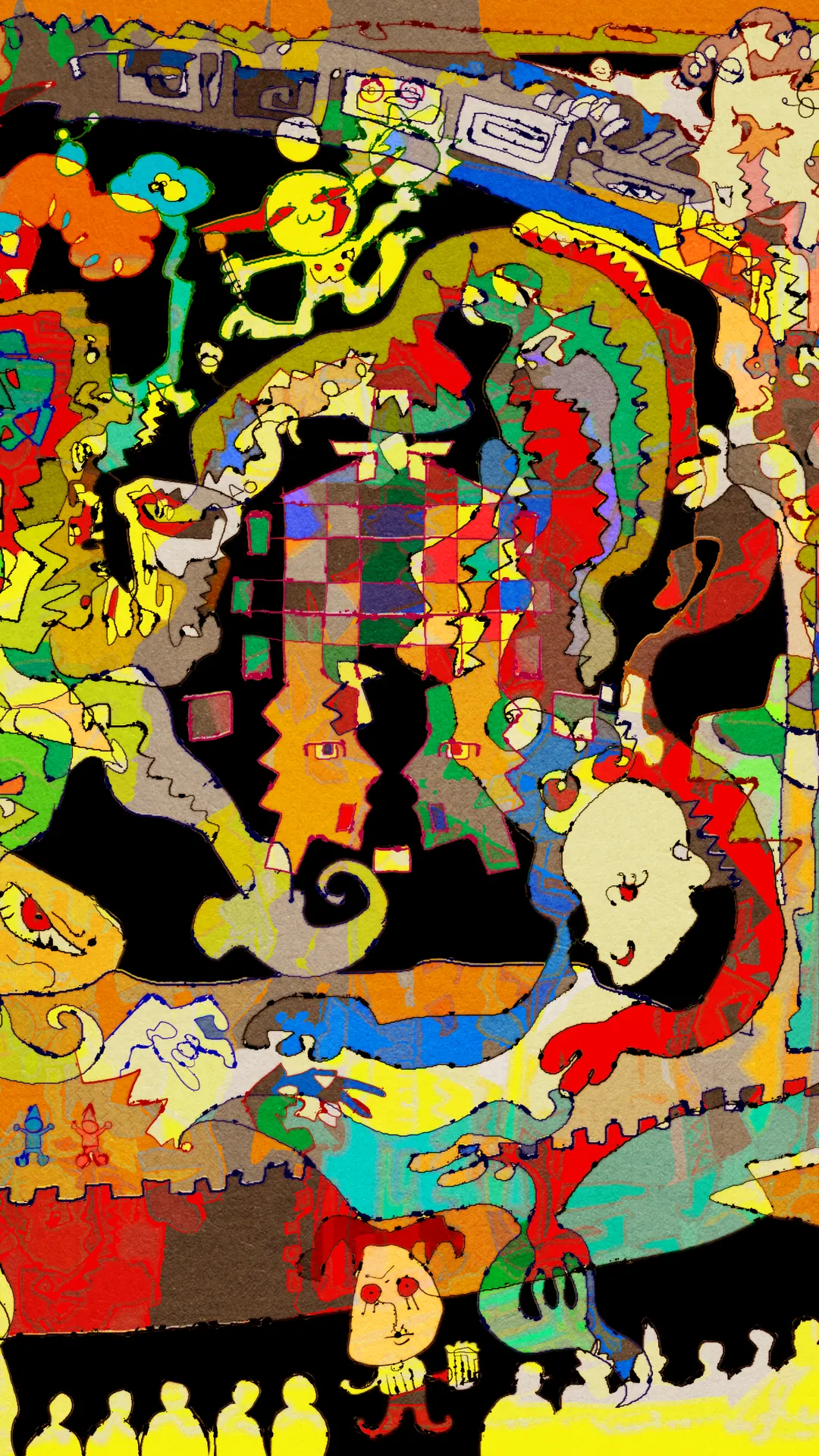 Mobile background image of the blog