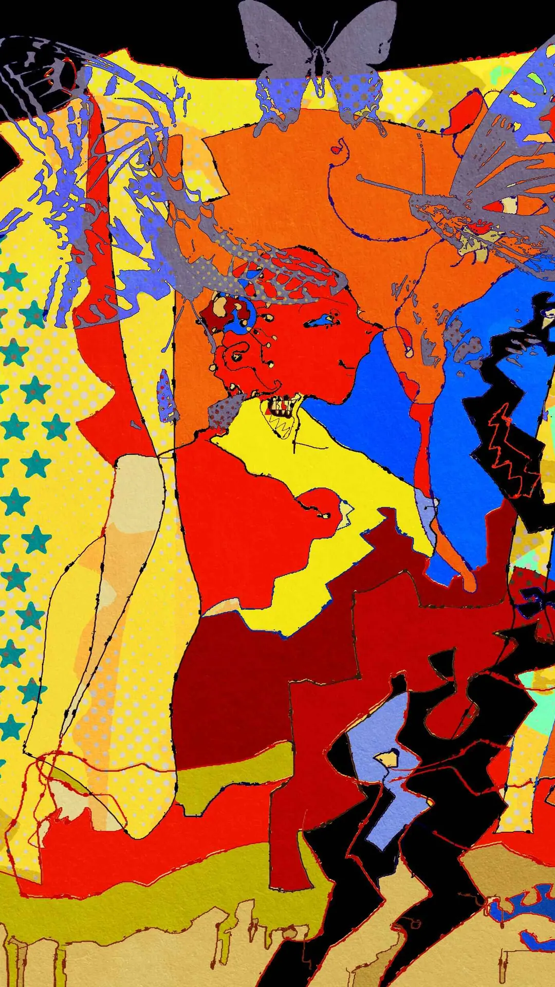 Mobile background image of the blog