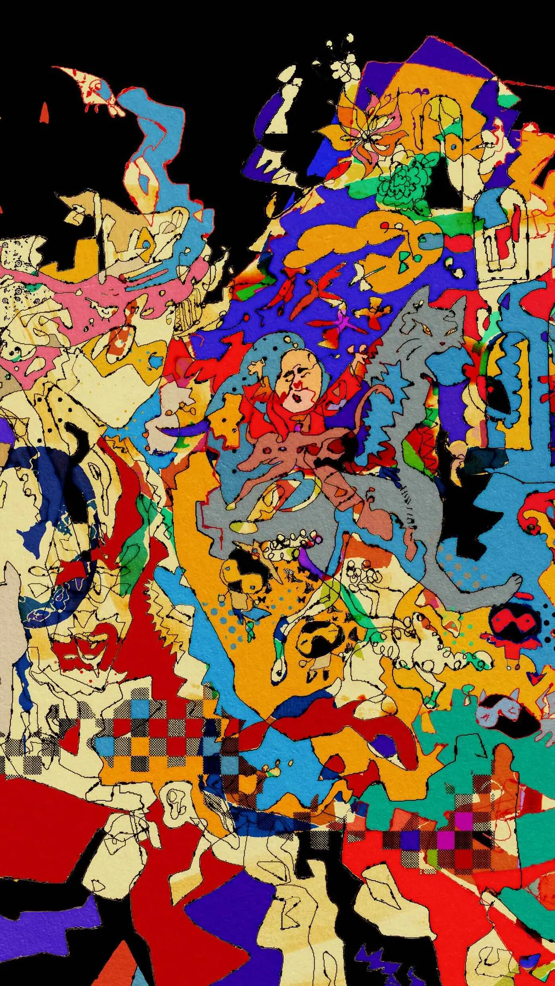 Mobile background image of the blog