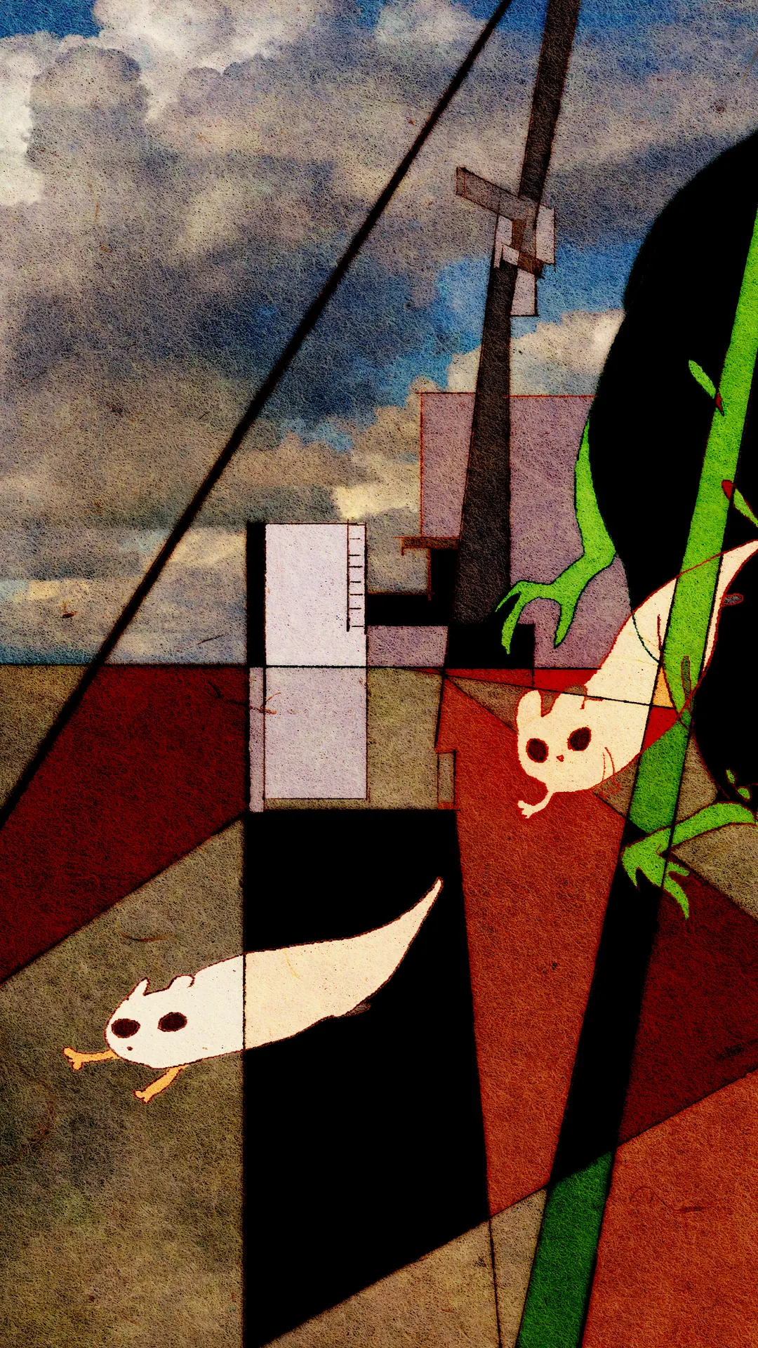 Mobile background image of the blog